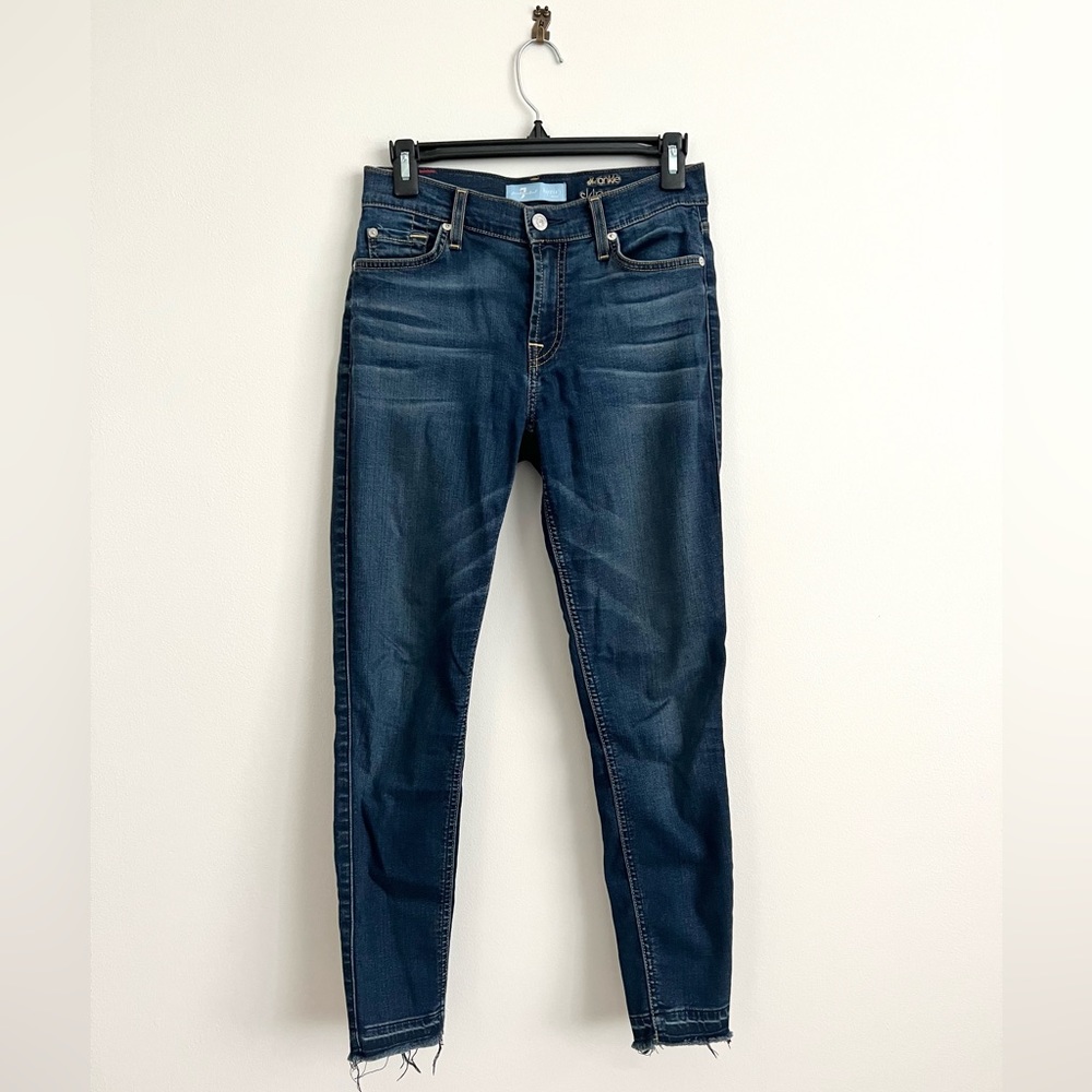 7FAM The Ankle Skinny b(air) Denim Jeans